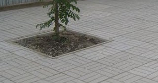 Качественная тротуарная плитка серого цвета в Шахтах в октябре